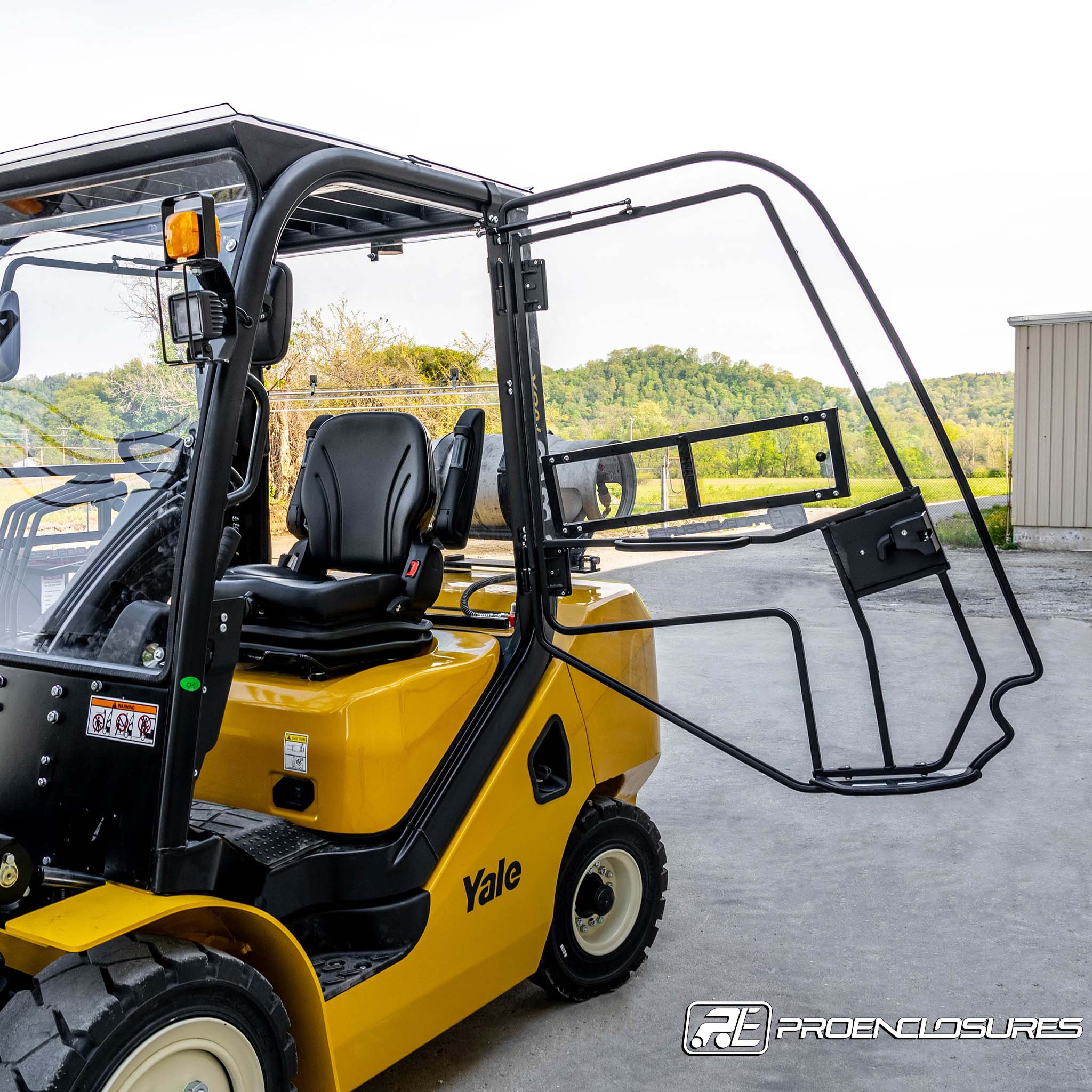 forklift clear door