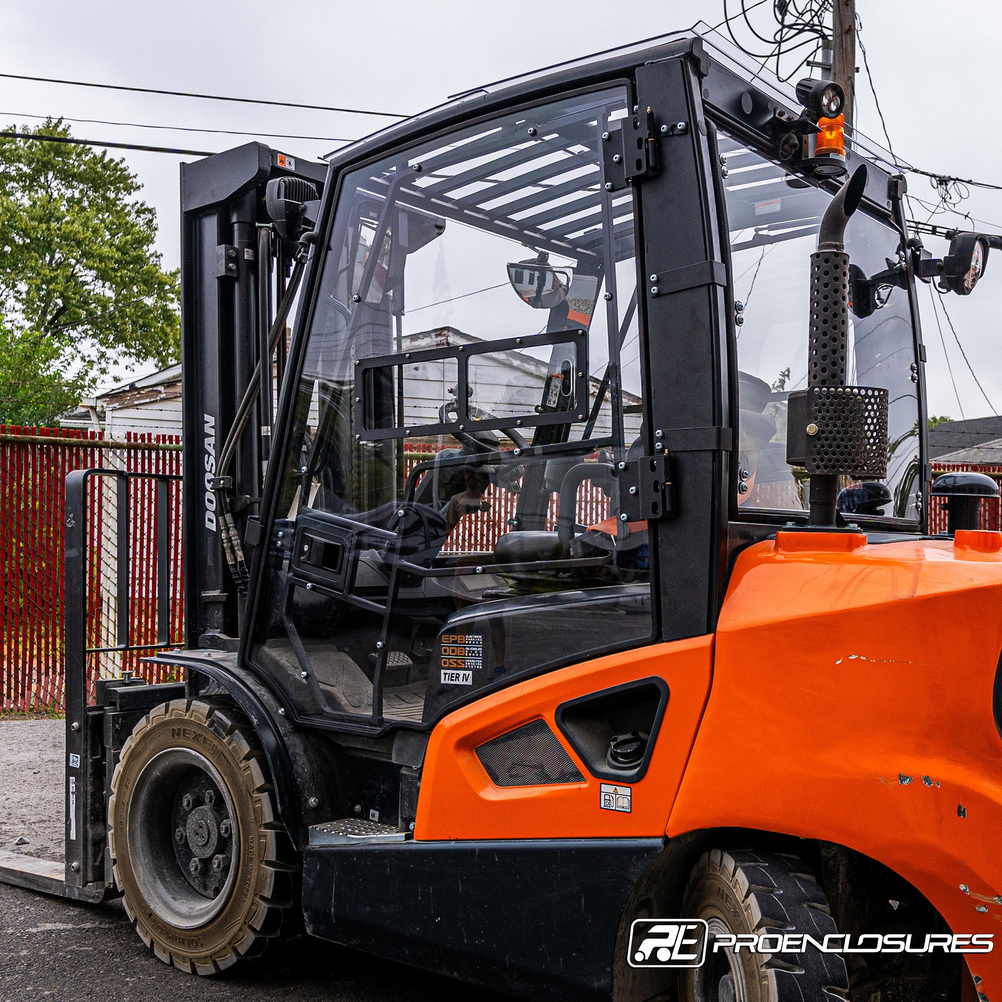 Doosan Forklift Doors ProEnclosures