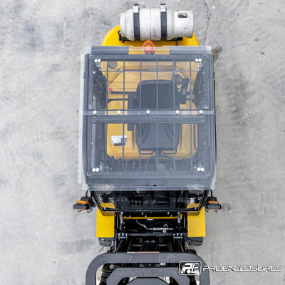 Yale 70UX forklift roof straight down view