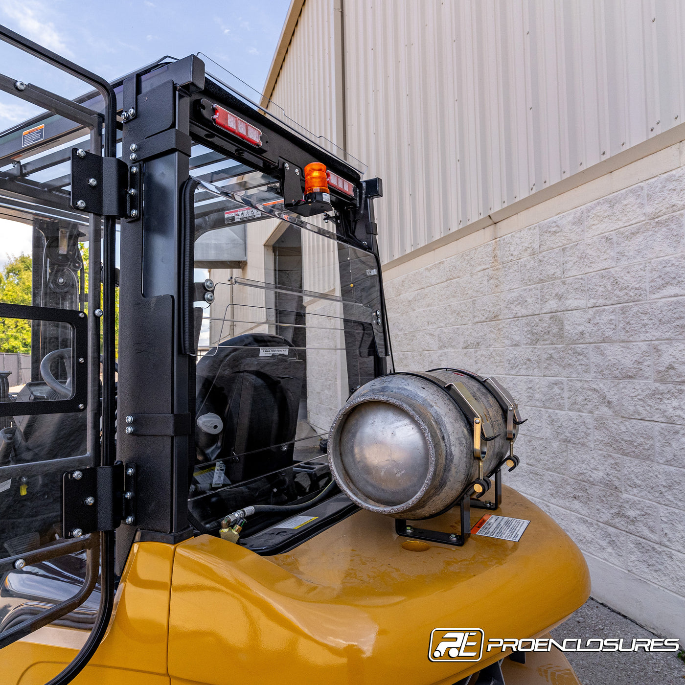 Cat® Truck Forklift Rear Windshield – ProEnclosures