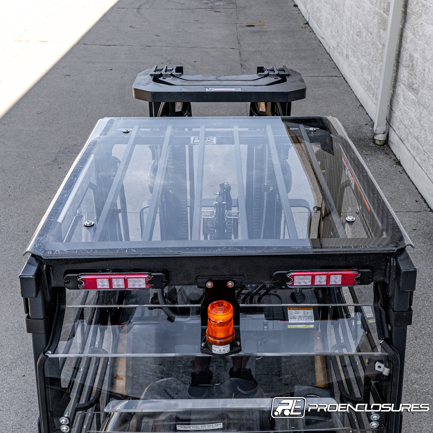 Cat Forklift polycarbonate Roof