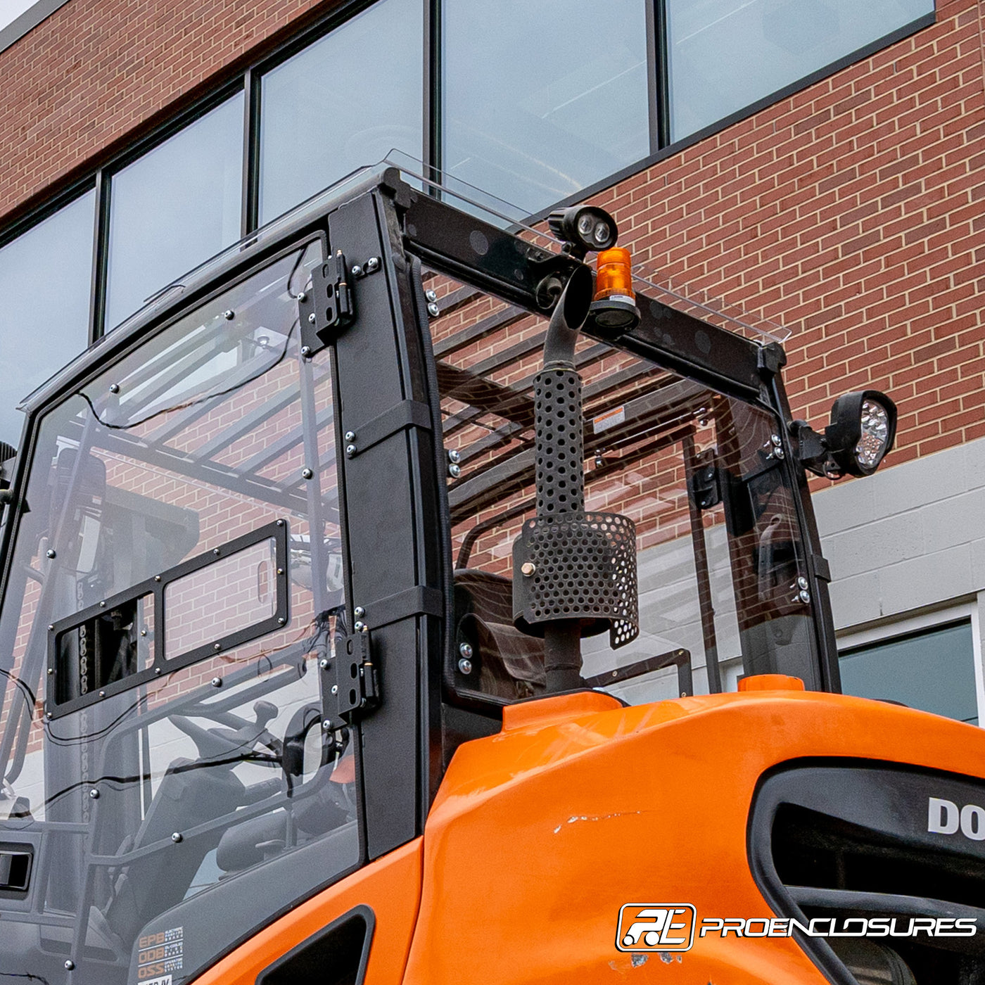 Doosan Forklift Rear Windshield