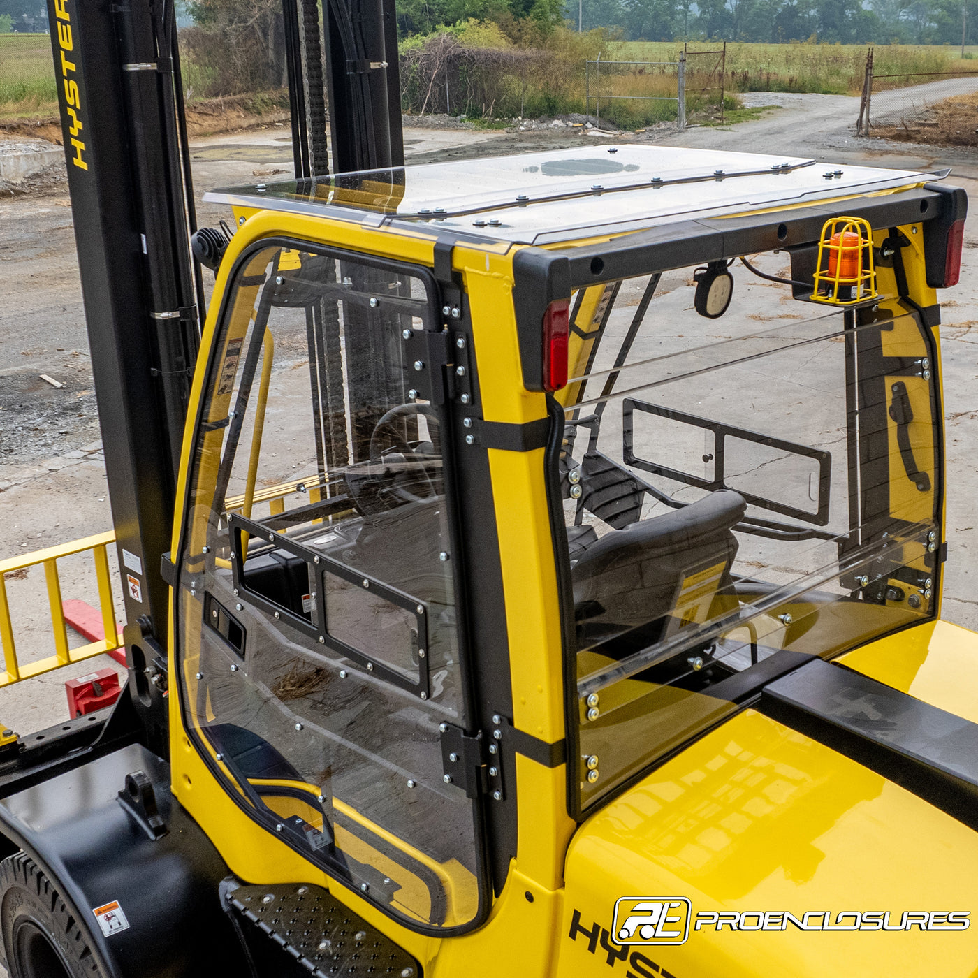 Hyster-Yale Forklift Rear Windshield – ProEnclosures