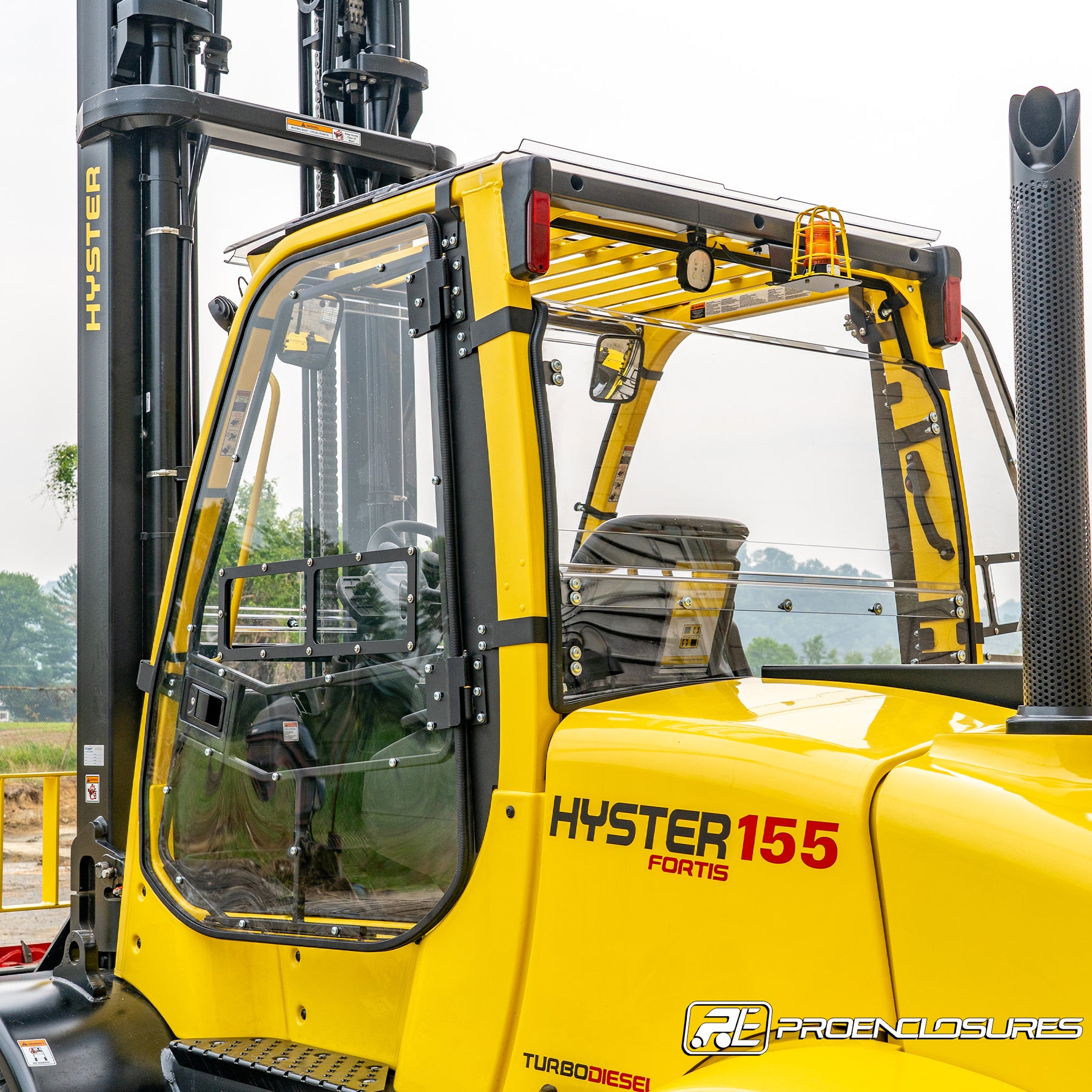 Hyster-Yale Forklift Rear Windshield – ProEnclosures