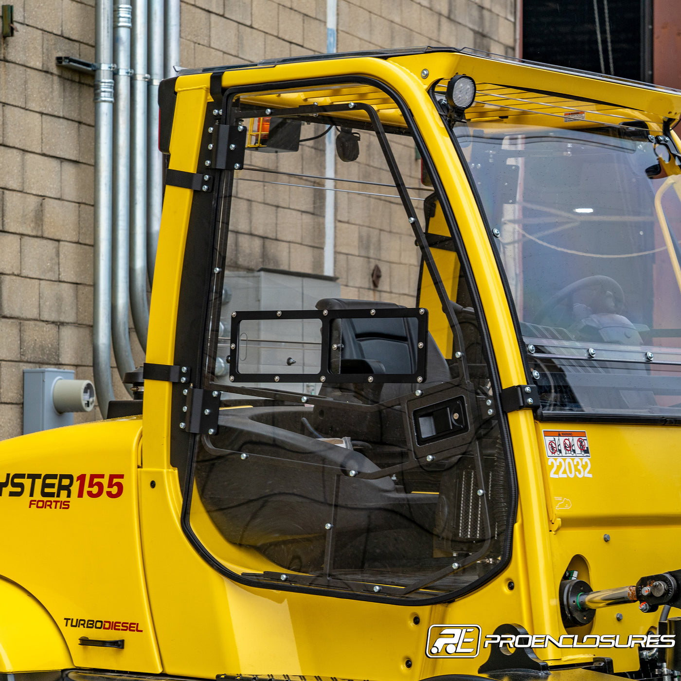 Hyster-Yale Forklift Front Windshield – ProEnclosures