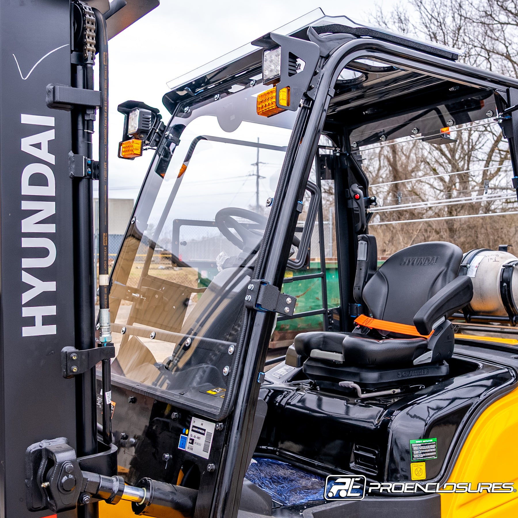 Hyundai Forklift Cab Enclosure – ProEnclosures
