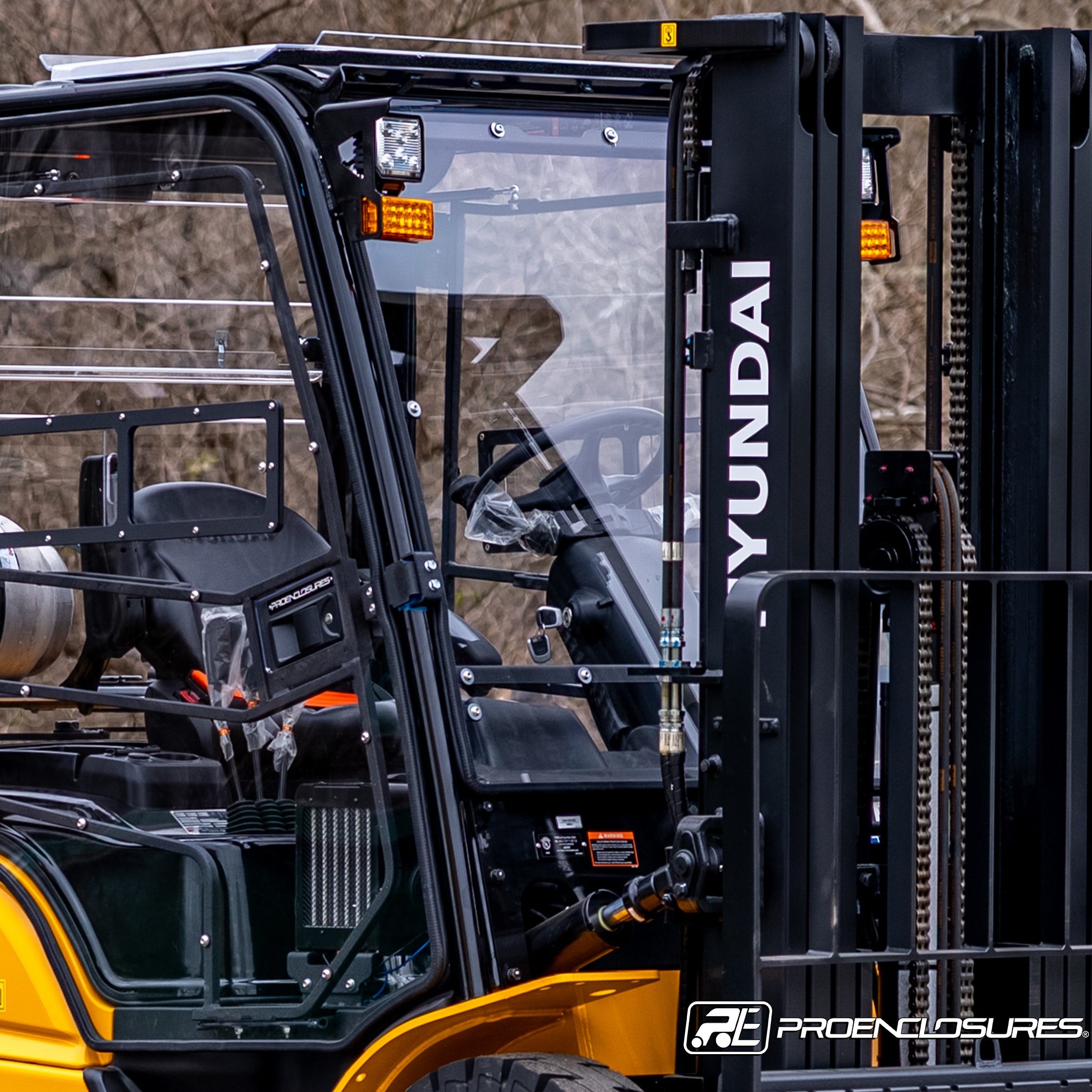 Hyundai Forklift Windshield – ProEnclosures