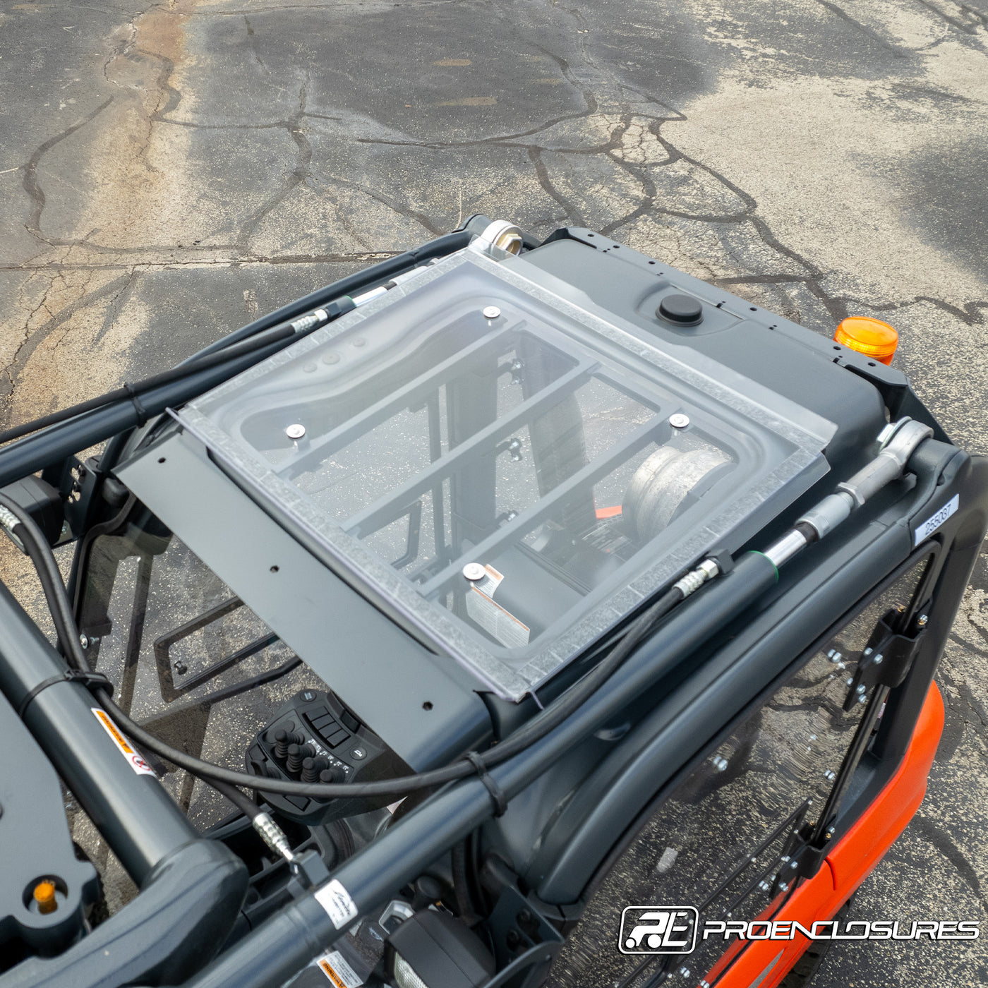 Linde Forklift Cab Enclosure Roof