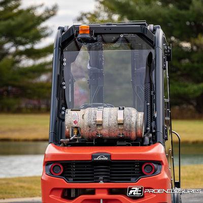 Linde Forklift Cab Enclosure Rear Windshield