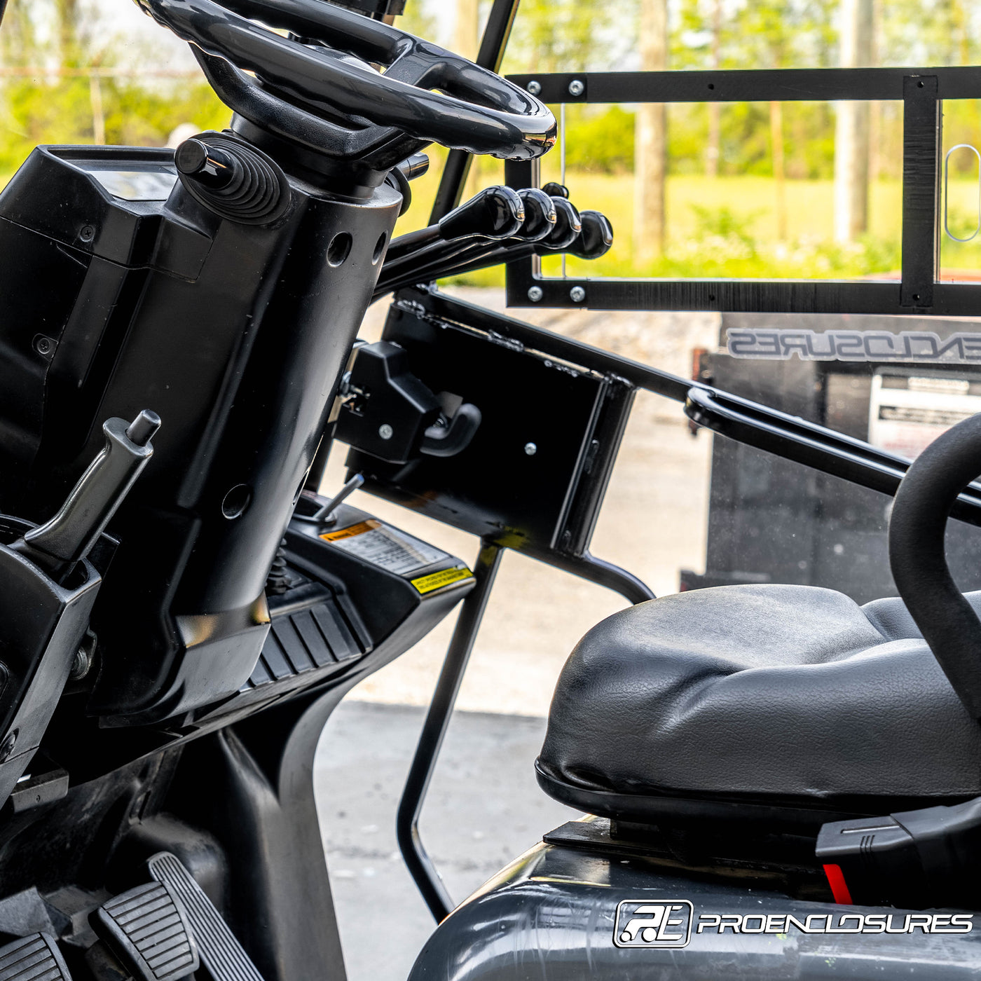 Mitsubishi forklift inside door handle and seat