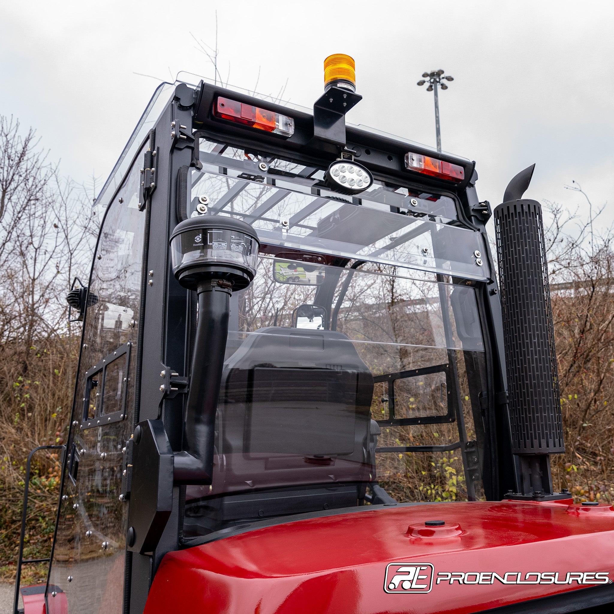 Taylor Forklift Rear Windshield – ProEnclosures