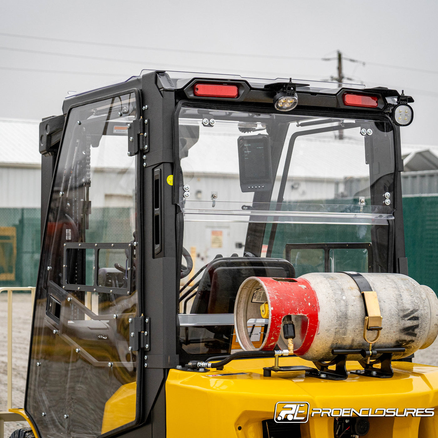 Propane Telehandler Hyster-Yale Forklift Cab Enclosure – ProEnclosures